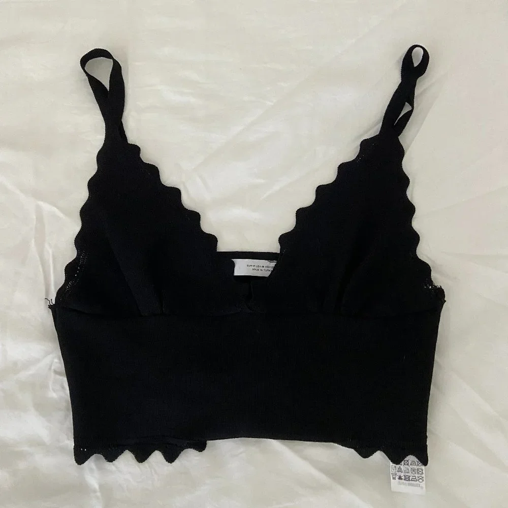 Zara Black Singlet - Picture 1 of 2